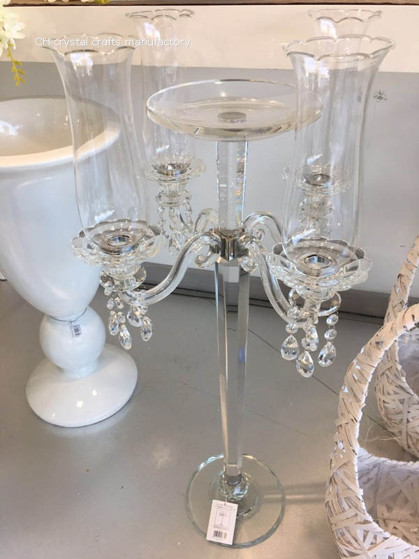 crystal candelabra for events cc207-1