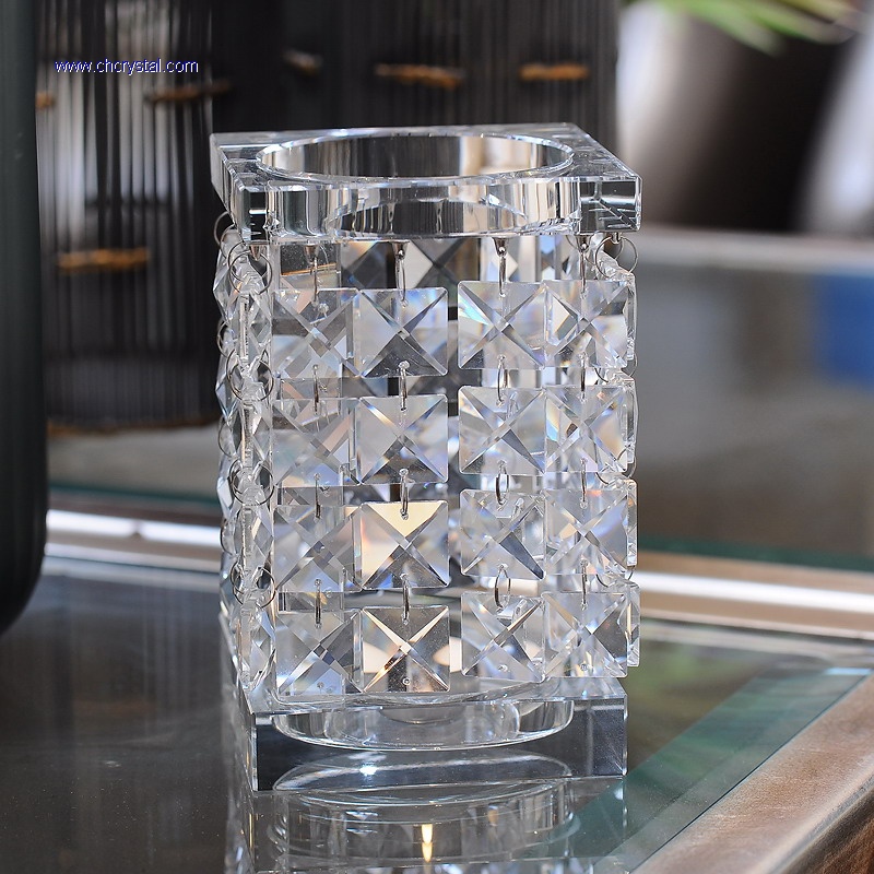 crystal tealight candleholder