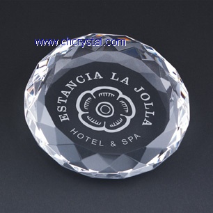 crystal paperweight