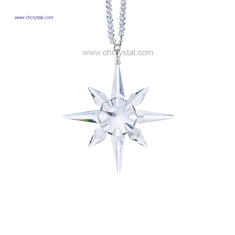 crystal snowflake pendant