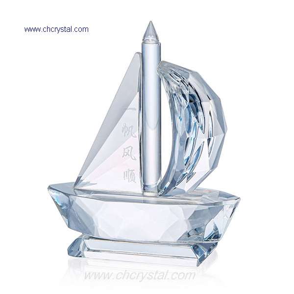crystal sailboat