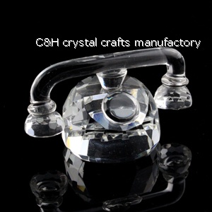 crystal telephone set gift
