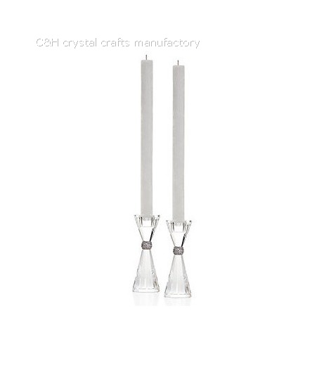 crystal candle holder