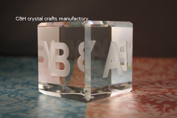 crystal paperweight