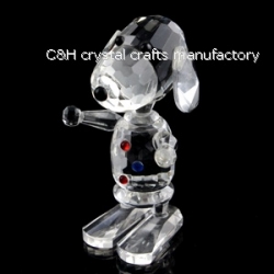 crystal dog Snoopy animal figurine