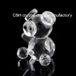 crystal pig animal figurines