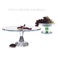 crystal cake stand