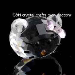 crystal cat animal hello kitty figurines