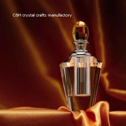 crystal perfume bottle