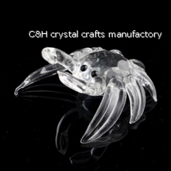 crystal crab figurines
