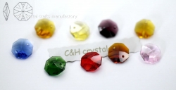 crystal octagonal beads