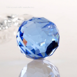 crystal faceted ball
