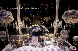 crystal candelabra wedding centerpieces