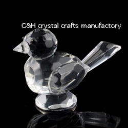 crystal bird animal figurines