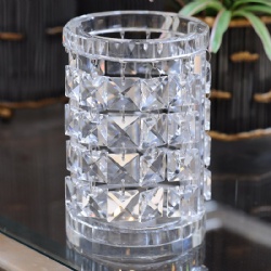 crystal tealight candleholder