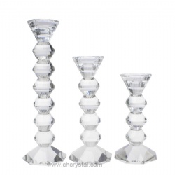 crystal candleholder set