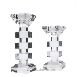 crystal candleholder set