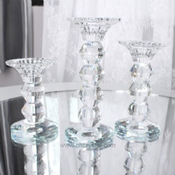 crystal candleholder set