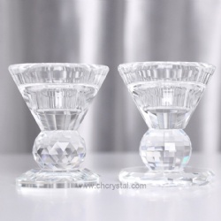 crystal candleholder set