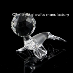 crystal seal animal figurines