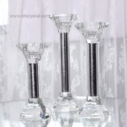 crystal candleholder set