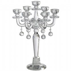 7 arms crystal candelabra