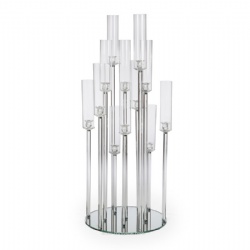 12 arms crystal candelabra