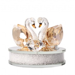 crystal couple geese