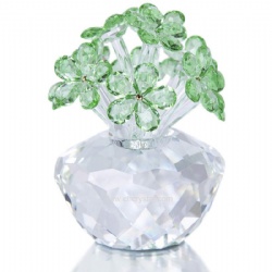 crystal green flower gift