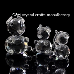 crystal elephant animal figurines