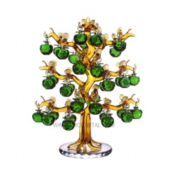 crystal apple tree with 38pcs apples