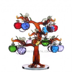 crystal apple tree with 16pcs apples