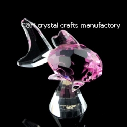 crystal fish animal figurines