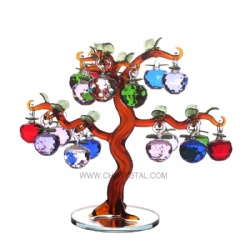 crystal apple tree with 18pcs apples