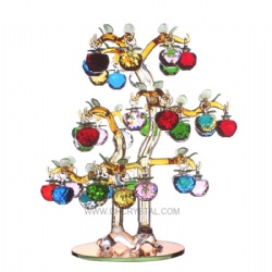 crystal apple tree with 36pcs apples