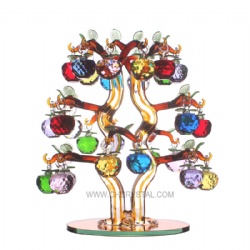 crystal apple tree with 28pcs apples