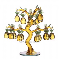 crystal pineapple tree with 18pcs pineapples