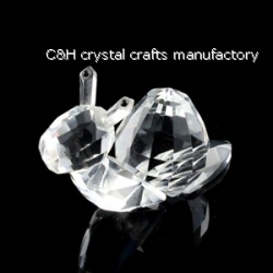 crystal snail animal figurines