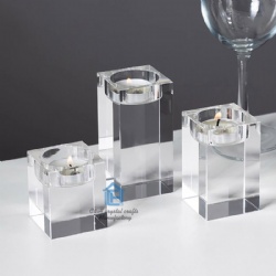 crystal tealight candleholder set