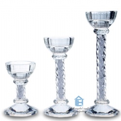 crystal tealight candleholder set