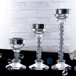 crystal tealight candleholder set