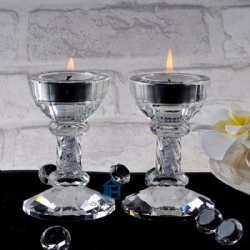 crystal tealight candleholder set