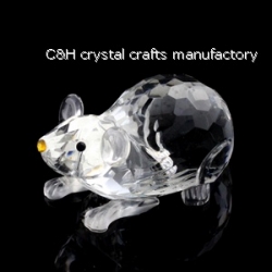 crystal mouse animal figurines