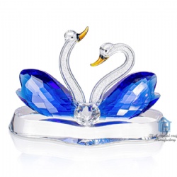 crystal swans