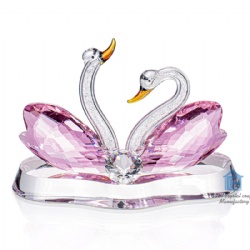 crystal swans