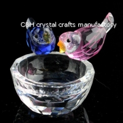 crystal bird bath gift