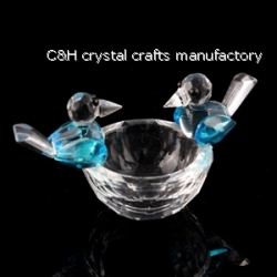 crystal bird bath gift