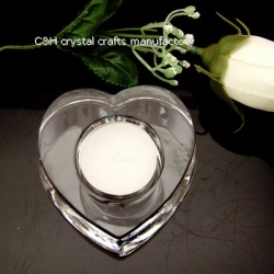 crystal candle holder