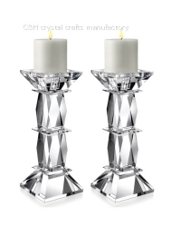 crystal candle holder