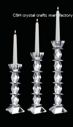 crystal candle holder